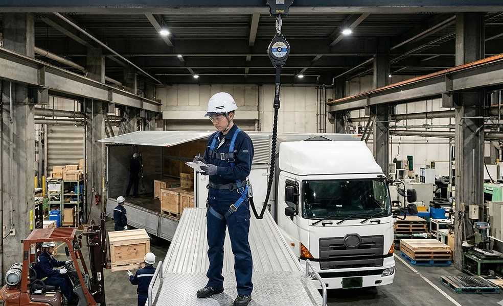 2．トラック荷役作業時の安全管理