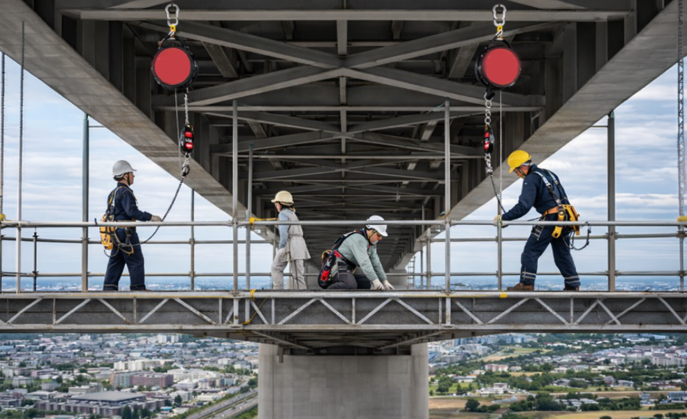 3．橋梁吊り足場組立/解体作業時の安全管理
